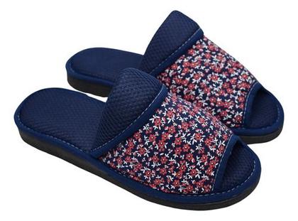 Imagem de Pantufa Feminina Aberto Na Frente Chinelo Casa Tecido