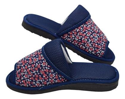 Imagem de Pantufa Feminina Aberto Na Frente Chinelo Casa Tecido