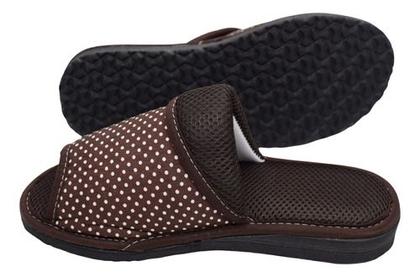 Imagem de Pantufa Feminina Aberto Na Frente Chinelo Casa Tecido