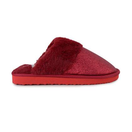 Imagem de Pantufa Feminina Europa Chinelo Home Office Vermelha - 929