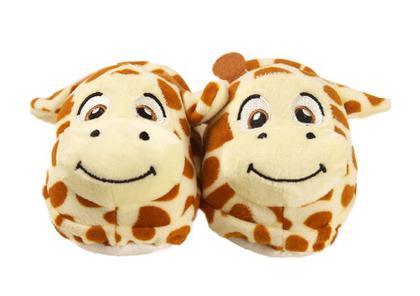 Imagem de Pantufa Infantil Antiderrapanete Bichinhos Girafa Menina/menino