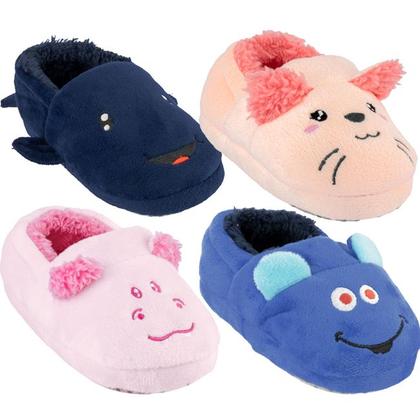 Imagem de Pantufa Infantil Antiderrapante Tamanho 20 ao 27 Menino Manina - Pimpolho Baby