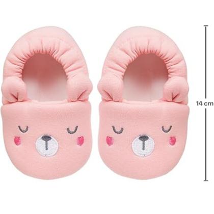 Imagem de Pantufa Infantil Bebês Antiderrapante Quentinhas Tamanho 20/21 Buba