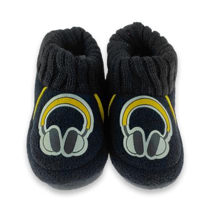 Imagem de Pantufa Infantil com solado N 25/26 Preto