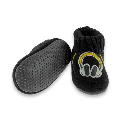 Imagem de Pantufa Infantil com solado N 25/26 Preto
