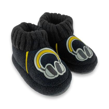 Imagem de Pantufa Infantil com solado N 25/26 Preto
