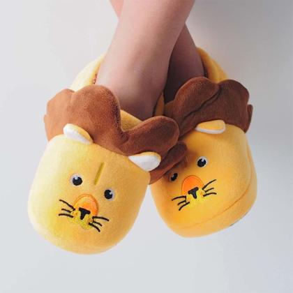 Imagem de Pantufa Infantil Menino Play Leão AM Pimpolho