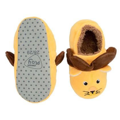 Imagem de Pantufa Infantil Menino Play Leão AM Pimpolho