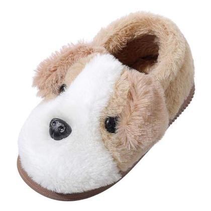 Imagem de Pantufa Infantil Meninos Antiderrapante Cachorrinho 20 Ao 38