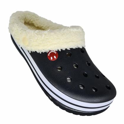 Imagem de Pantufa infantil pelo lã forro chinelo babuche macio BGX74X