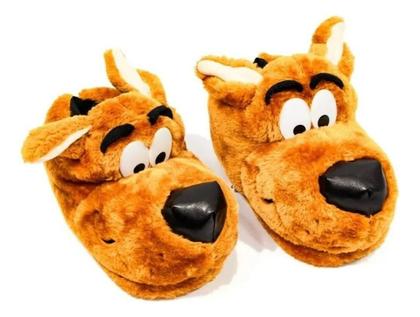 Imagem de Pantufa Infantil Personagem 3D Quentinha Adulto Scooby