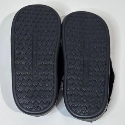 Imagem de Pantufa Inverno Adulto Preto Unissex Chinelo De Quarto cor:begetamanho:BR39/0