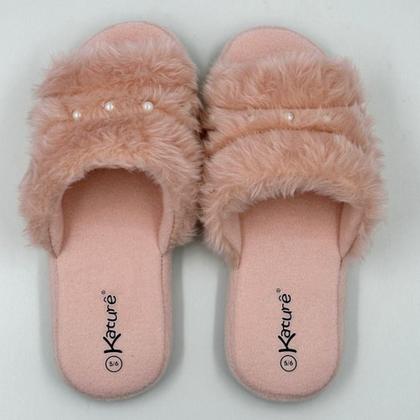 Imagem de Pantufa Katurê Slide com Pérolas Feminina