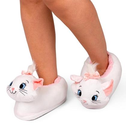 Pantufa Marie Pelúcia Infantil - Original Disney Imagem de Pantufa Marie Pelúcia Infantil - Original Disney