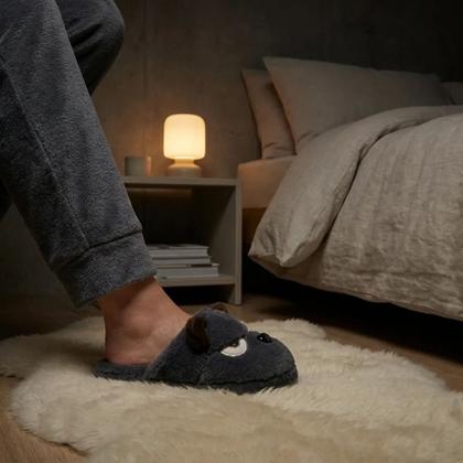 Imagem de Pantufa Pelúcia Bulldog 3d Conforto Inverno Quente