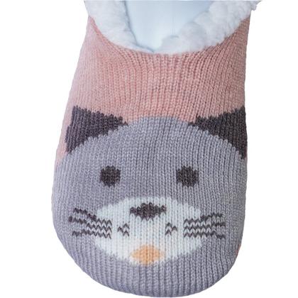 Imagem de Pantufa Sapatilha com Sherpa Antiderrapante