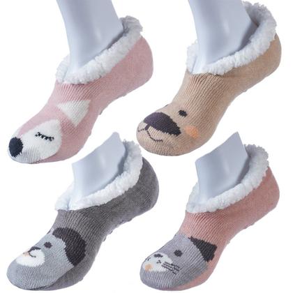 Imagem de Pantufa Sapatilha com Sherpa Antiderrapante