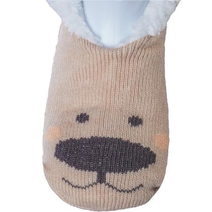 Imagem de Pantufa Sapatilha com Sherpa Antiderrapante