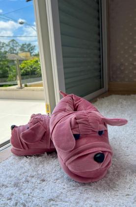 Imagem de Pantufas 3D adulto e infantil cachorros fofinhos personagem 3D