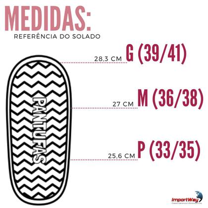 Imagem de Pantufas 3d Com Solado De Borracha Importway Adulto E Infantil Unissex - Diversos Modelos