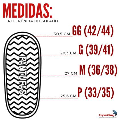 Imagem de Pantufas 3d Com Solado De Borracha Importway Adulto E Infantil Unissex - Diversos Modelos