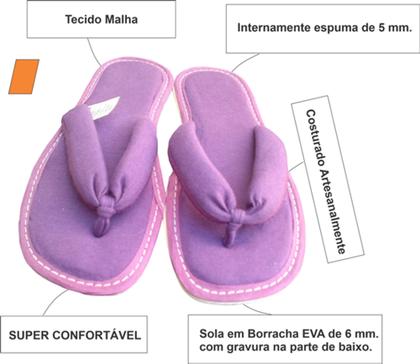 Imagem de Pantufas de Dedo - Chinelo De Quarto Dedo - Chinelo em Tecido de Dedo (Temos Atacado)