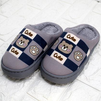 Imagem de Pantufas Infantil Animais Chinelo De Inverno Sapato Pelúcia