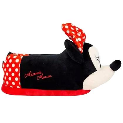 Imagem de Pantufas Minnie Mouse Disney Zona Criativa - tamanho P 33-35