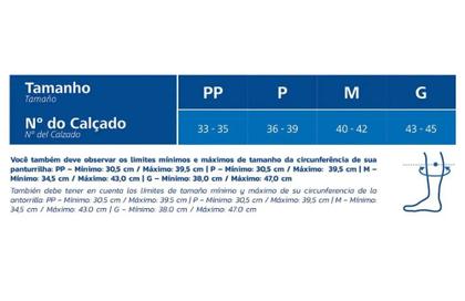 Imagem de Panturrilha 15-20 Pró Fechada Preta Sigvaris