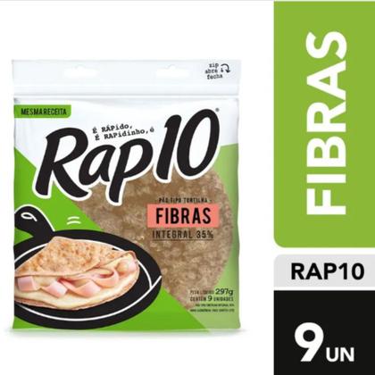 Imagem de Pão Tortilha Integral Rap10 Kit 3 Unidades