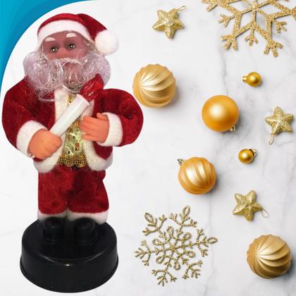 Imagem de Papai Noel com Música e Luzes que Vai Transformar Sua Decoração de Natal Ótimo Produto Para Decoração