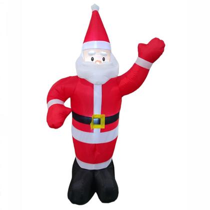 Imagem de Papai Noel Grande 1 Metro e 90cm Inflavel Decoraçao Natal Natalino Casa Comercio Loja Comemoraçao Festa Evento