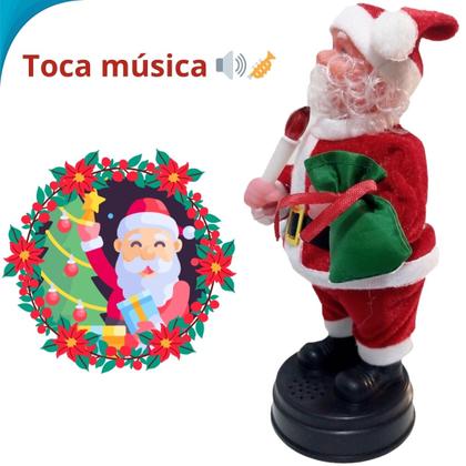 Imagem de Papai Noel Musical com Vela Brilhante que Transforma Seu Espaço em um Ambiente Festivo Alegria das Crianças