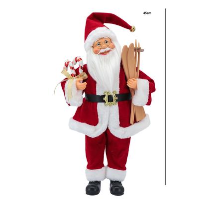 Imagem de Papai noel musical corda tradicional 45cm