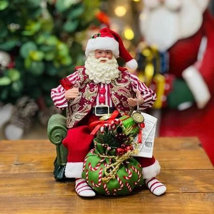 Imagem de Papai Noel Sentado No Sofá 28cm - Magizi