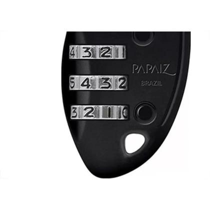 Imagem de Papaiz Cadeado C/Segredo  23 Preto