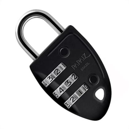 Imagem de Papaiz Cadeado C/Segredo  23 Preto