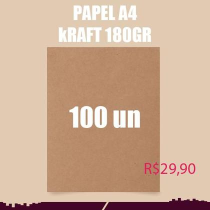 Imagem de Papel A4 Kraft Natural 180Gr