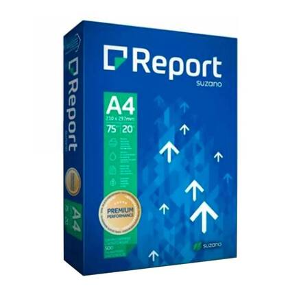 Imagem de Papel A4 - Resma 500 Folhas - Report/Suzano