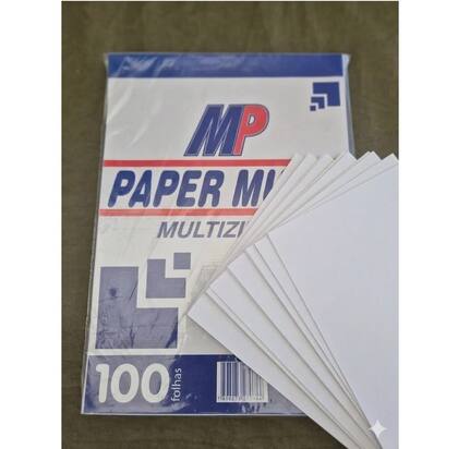 Imagem de Papel A4 Sulfite Branco 75g Multi 100 Folhas para Desenho e Escrita