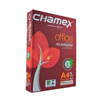 Imagem de Papel A4 Sulfite Chamex Office 210mm x 297mm 75g / Resma com 500 folhas