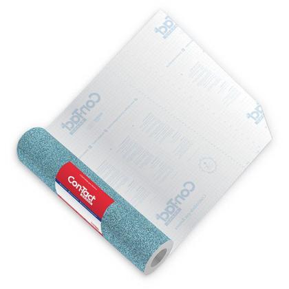 Imagem de Papel Adesivo Contact Glitter Azul Sky Blue 45cm x 10mts