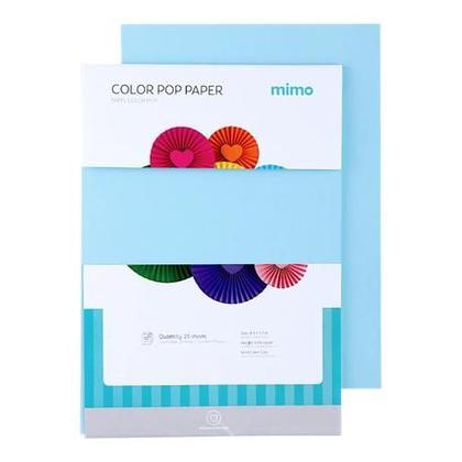 Imagem de Papel Color Pop Azul Água Mimo - A4 - 180 gr - 25 unds