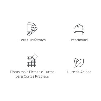 Imagem de Papel Color Pop Preto Absoluto Mimo - 30,5 x 30,5 cm - 180 gr - 25 unds