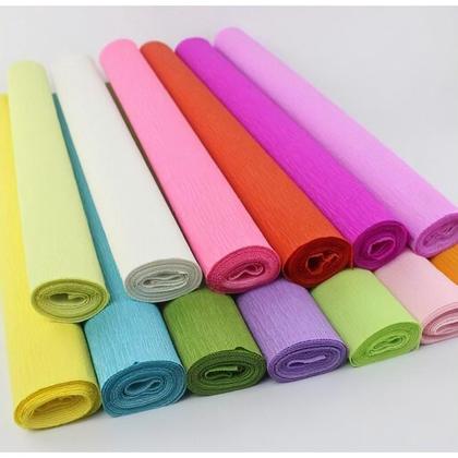 Imagem de Papel Crepom Unidade 48cmX2m Cores C 10 Unidades