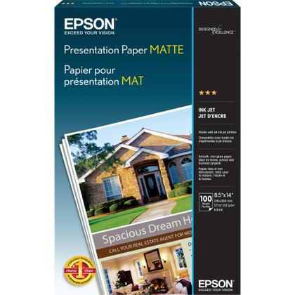 Imagem de Papel de apresentação Epson MATTE 8,5x14" 100 folhas