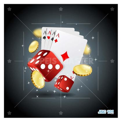 Imagem de Papel De Parede 3D Salão De Jogos Cartas Poker 3,5M Jcs101