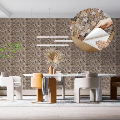 Imagem de Papel de Parede Adesivo Aliens Efeito 3D Psicodélico Preto Teen Juvenil Quarto Sala de Jogos      