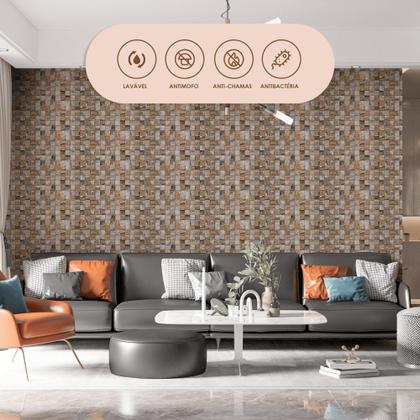 Imagem de Papel de Parede Adesivo Aliens Efeito 3D Psicodélico Preto Teen Juvenil Quarto Sala de Jogos      