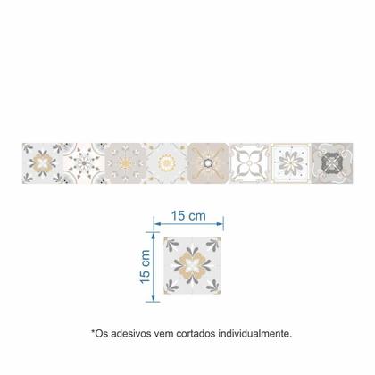 Imagem de Papel de parede Adesivo Azulejo Decorativo Nude